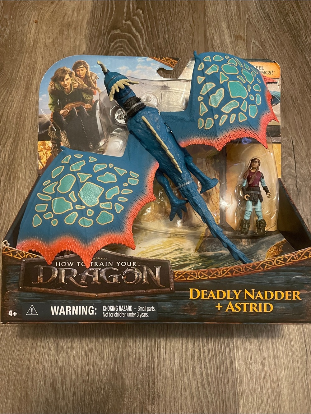 New How to Train Your Dragon Deadly Nadder Dragon Toy with Astrid